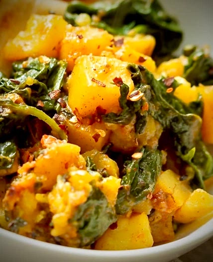 Potato & Spinach Mfarrakeh 
