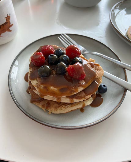 The Fluffiest Vegan Pancakes Recipe by Tasty