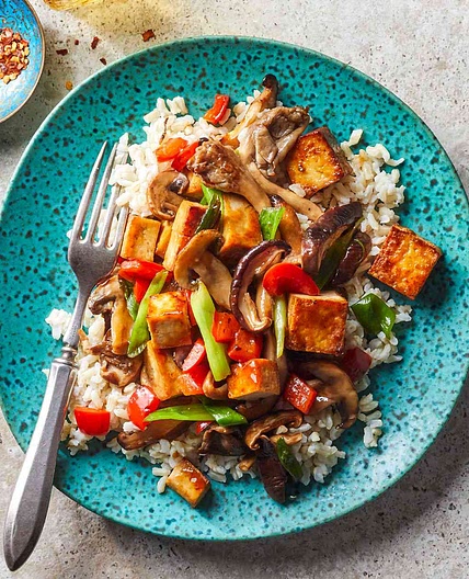 Mushroom & Tofu Stir-Fry