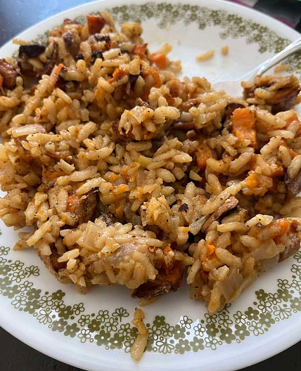 Sweet potato risotto 