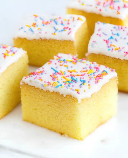 Vanilla Tray Bake
