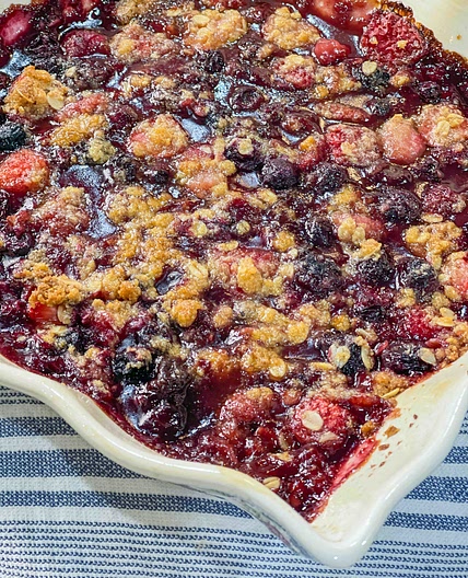 Berry crisp 