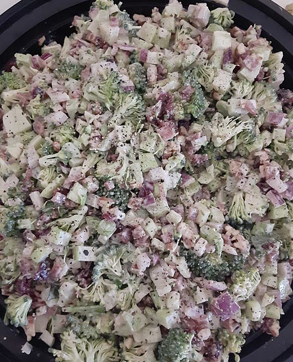 Lectin-Free, Lower-carb (5 net g carbs per serving) Broccoli Salad (great for holiday meals!)