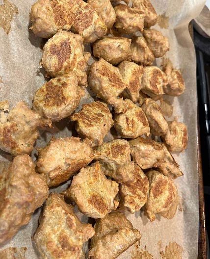 Turkey veg meatballs for babies 