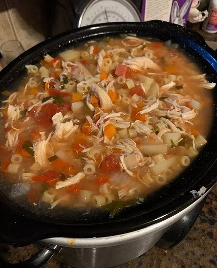 Sicilian Chicken Soup - 200kcal