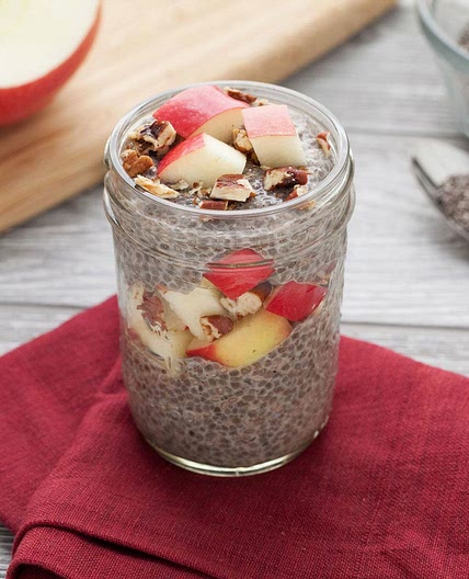 apple cinnamon chia pudding