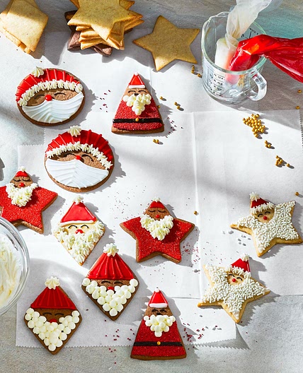 Almond Sugar Cookies and Mascarpone-Cocoa Cutouts
