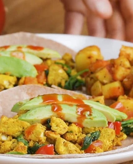 Tofu Scramble Breakfast Tacos
