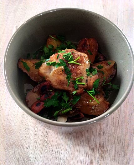 Tajine de poulet aux poires (inspiration)
