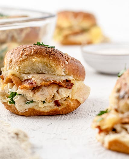 Chicken Bacon Ranch Sliders
