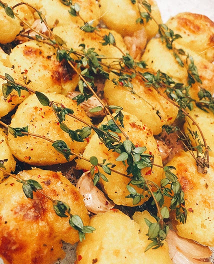 Baked potatoes