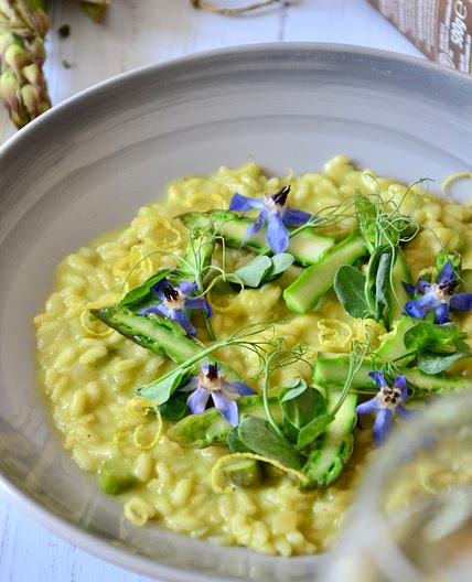 Asparagus risotto