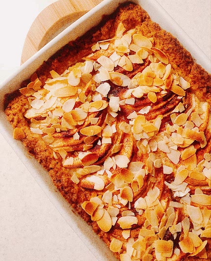 Tarte aux pommes à la frangipane