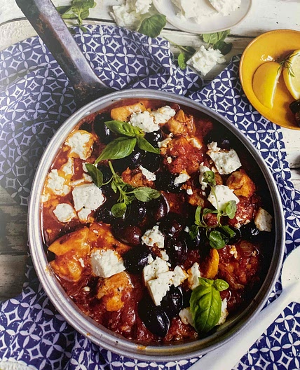 One-pan Greek chicken