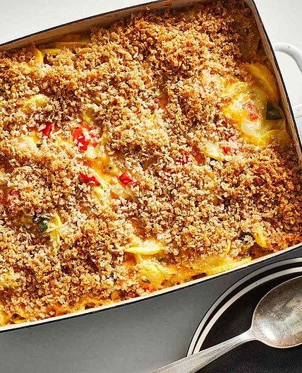 Cheesy Summer Squash Casserole