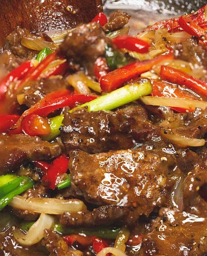 Beef Stir Fry Peppers and Onions