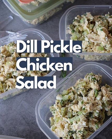 Stay Fit Mom Dill Pickle Chicken Salad