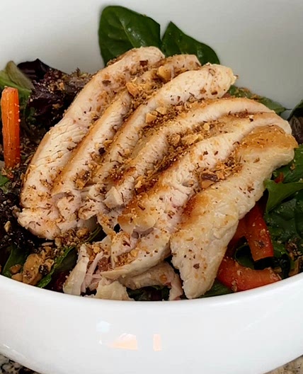 Almond Chicken Salad w/ Citrus Vinaigrette