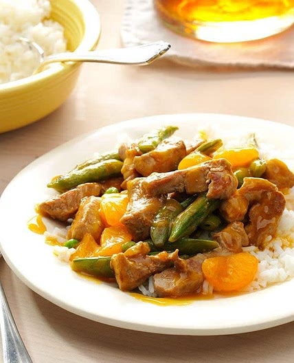 Mandarin Pork Sitr Fry