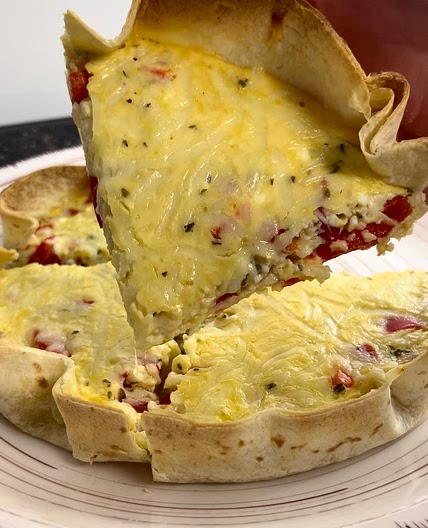 Quiche wrap