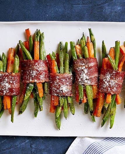 Bacon-Wrapped Veggie Bundles