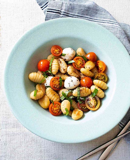 Cauliflower Gnocchi Caprese