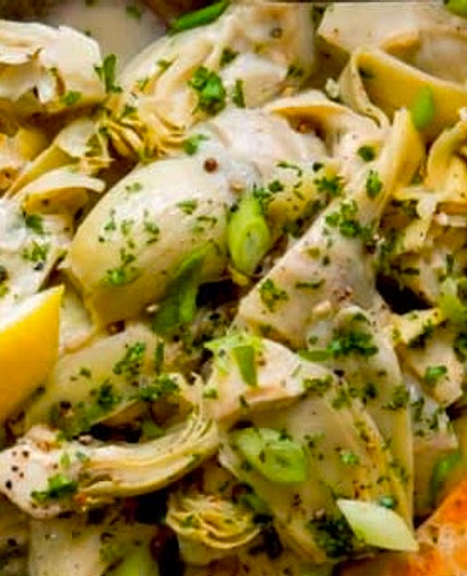 Mutabbal Artichoke & Potatoes