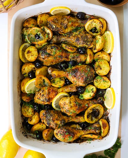 ONE PAN MOROCCAN CHICKEN BAKE