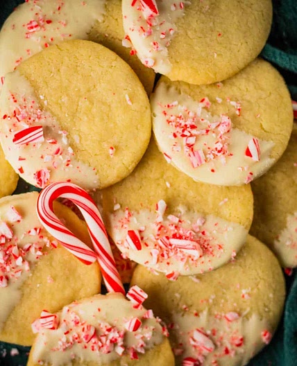 White Chocolate Peppermint Cookies