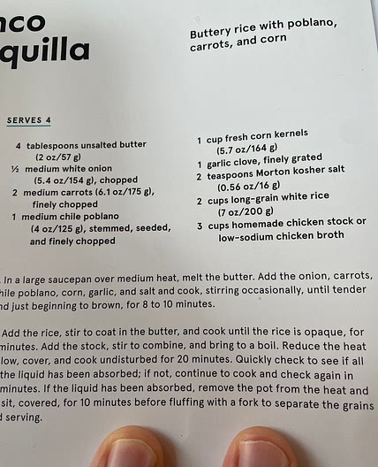 Arroz Blanco con Montequilla
