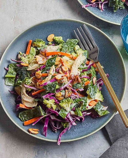 Chopped Salad with Chicken & Avocado-Buttermilk Dressing