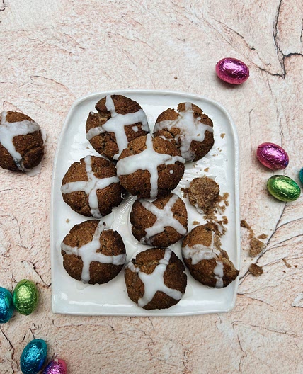 Hot Cross Cookies
