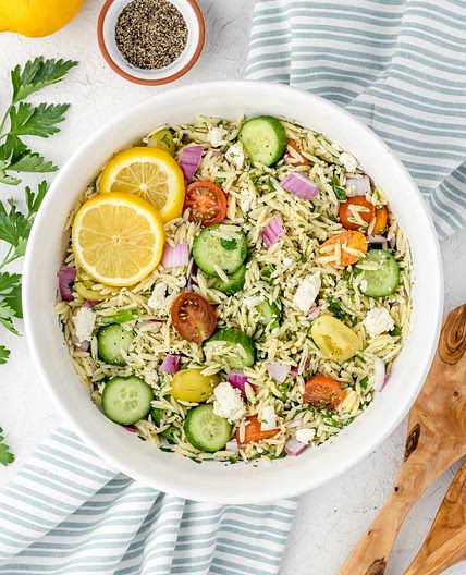 Lemon Orzo Salad