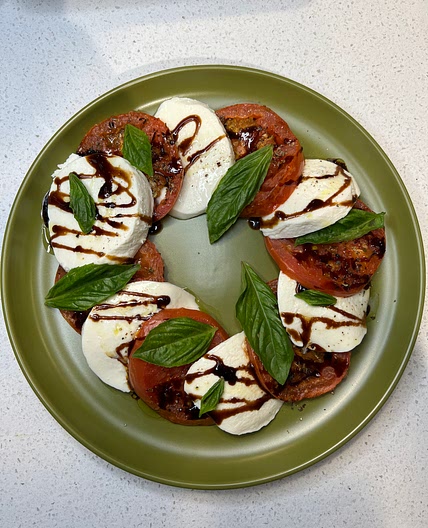 Air Fryer Caprese Salad