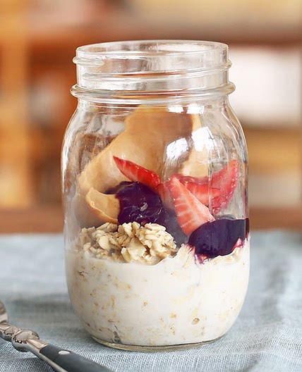 PB & J Overnight Oats Recipe | Quaker Oats