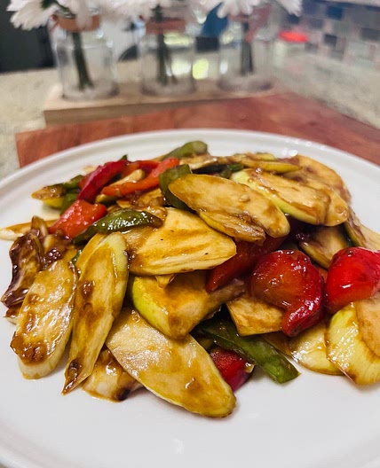 Water Bamboo with Oyster Sauce | 耗油茭白