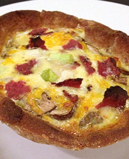 Grilled Breakfast Pizza