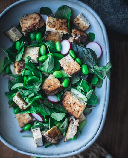 Edamame Bean & Tofu Salad