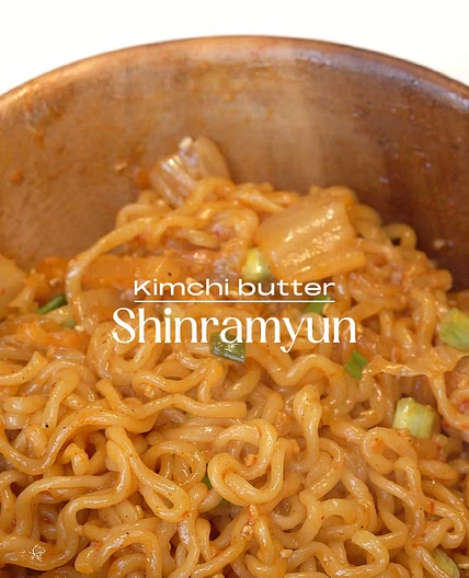 Kimchi butter ramyun