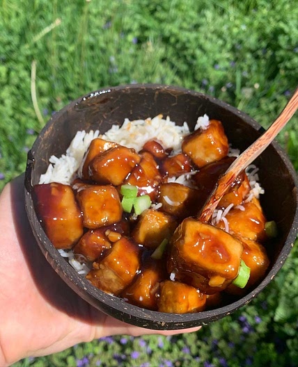 Vegan General Tso's Tofu