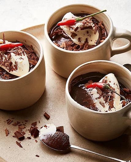 Spiced Chocolate Pots