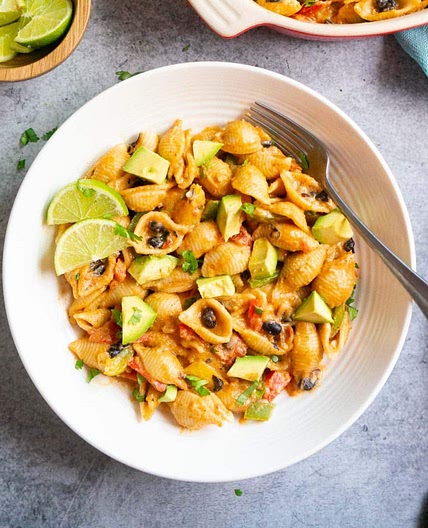 Vegetarian Fajita Pasta Recipe - Instant Pot & Stovetop