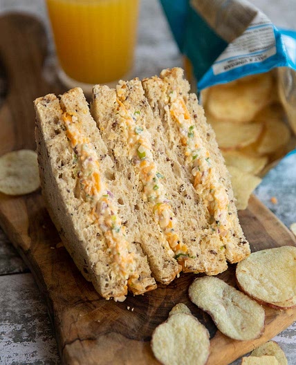 Authors CC Cheese and onion sandwiches