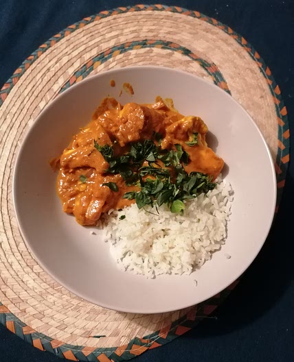 Butter chicken chou fleur