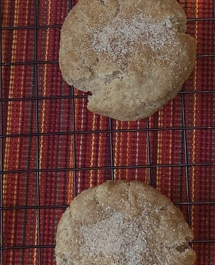 Vegan snickerdoodle cookies