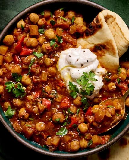 Chickpea tagine