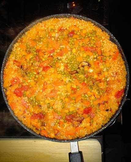 Paella vegana