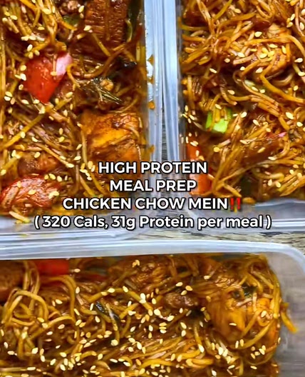 Meal Prep Chicken Chow Mein