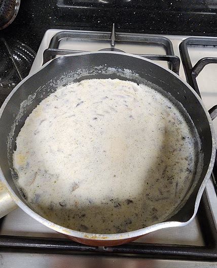 Mushroom creamy soup
