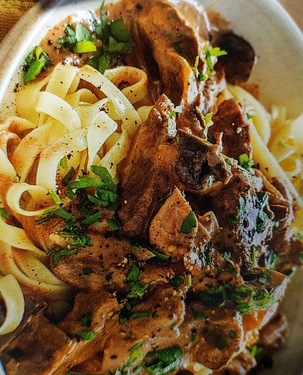 Beef Stroganoff